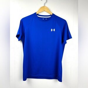 Under Armour Men Heatgear Loose fit Activewear Short Sleeve T-Shirt Royal Blue S